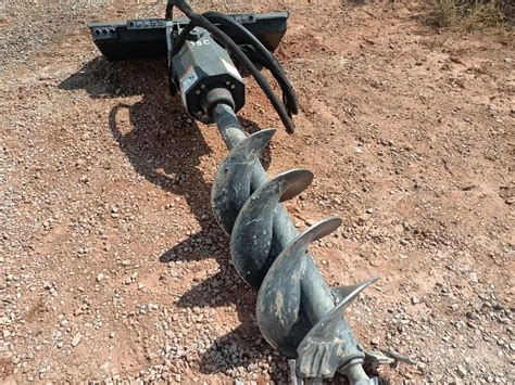 used skid steer auger bits for sale|bobcat auger bit sizes.